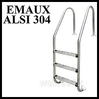 Лестница набортная Emaux NSL-315 для бассейнов (нержавеющая сталь ALSI 304, 3 ступени)