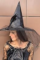 Шляпа Ведьмы с вуалью