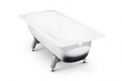 Ванна стальная ВИЗ ANTIKA с опорной подставкой 160*70*40(бел.ор) б/р (А-60901)