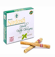Nirdosh Аюрведические индийские безникотиновые сигареты - Нирдош с фильтром без табака и никотина Maans 20 шт.