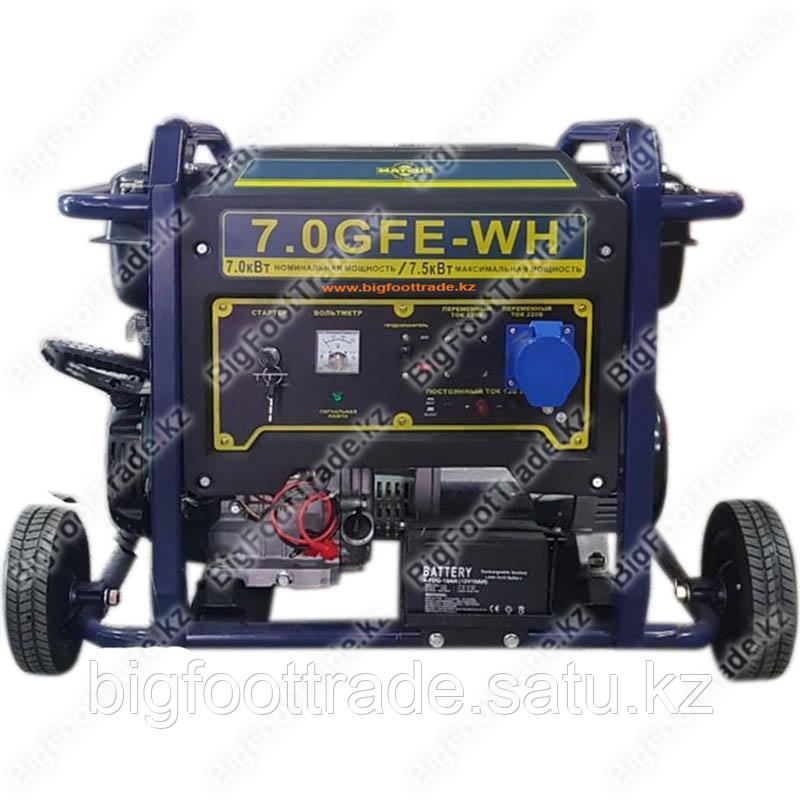 Генератор однофазный бензиновый 7.5 кВт 7,0GFE-WH - фото 1 - id-p67436707