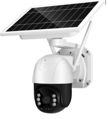 Уличная солнечная камера 4G Wi-Fi TQ5-G4-4G, 3.0mp, 12000mah, через сим карта - фото 1 - id-p111724579