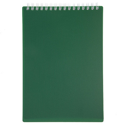 Блокнот "Hatber", 80л, А5, клетка, пластиковая обложка, на гребне ...