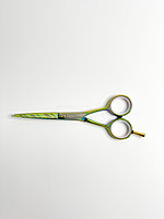 Парикмахерские ножницы для стрижки волос "Flamingo - Green A1-50TGR"