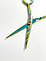 Парикмахерские ножницы для стрижки волос "Flamingo - Green A1-50TGR", фото 4