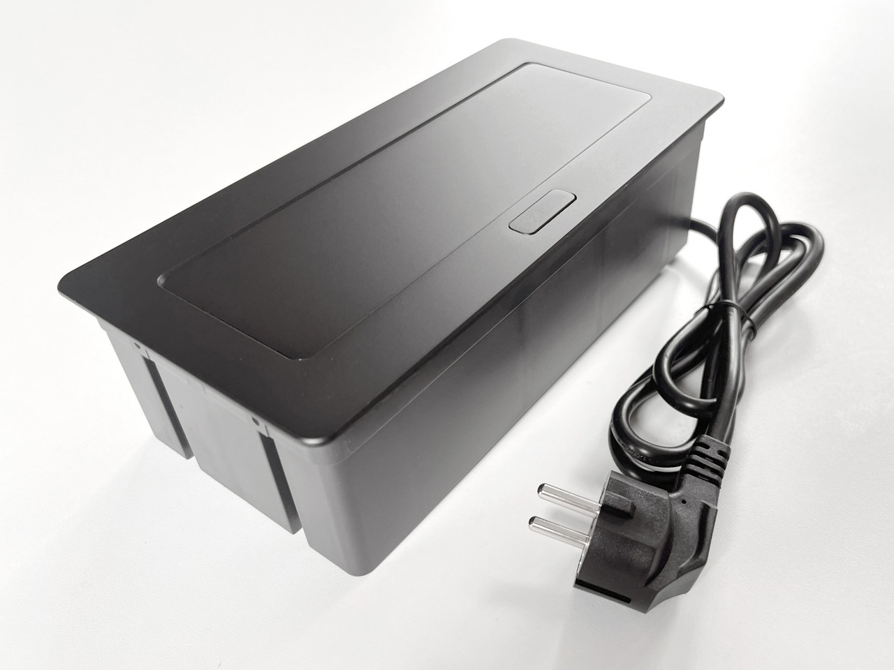 3 / 5 satton⭐︎ Shelbi Настольный бокс на 3 розетки, шнур 1,5м, чёрный: продажа