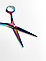 Парикмахерские ножницы для стрижки волос "Multicolor - A1-55MC", фото 4
