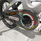 Детский двухколесный велосипед "Prego 2".16" колеса. С боковыми колесиками. Серый., фото 3