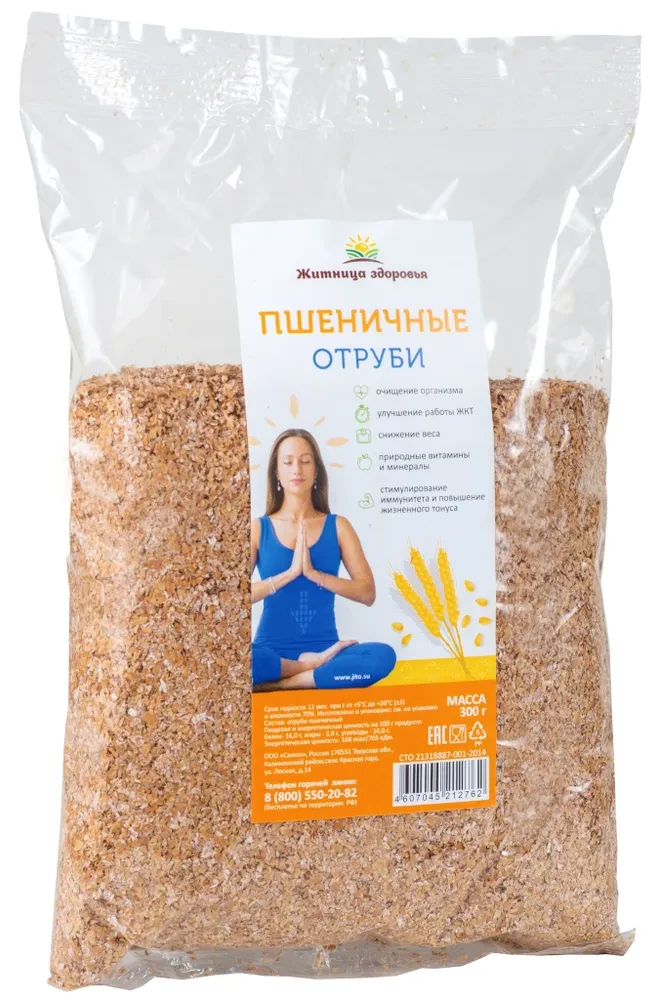 Отруби пшеничные 300 гр.: продажа, цена в Алматы. Отруби от "ТОО "Dalex ...