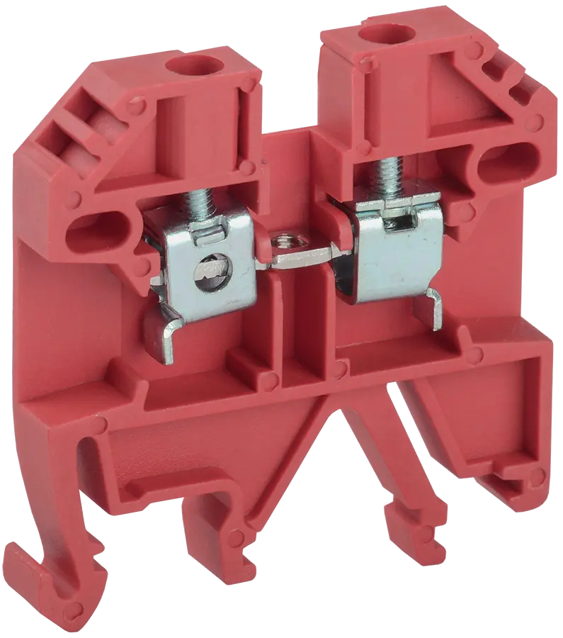 Клемма винтовая КВИ-2.5мм2 24А красная IEK - купить по лучшей цене от ...