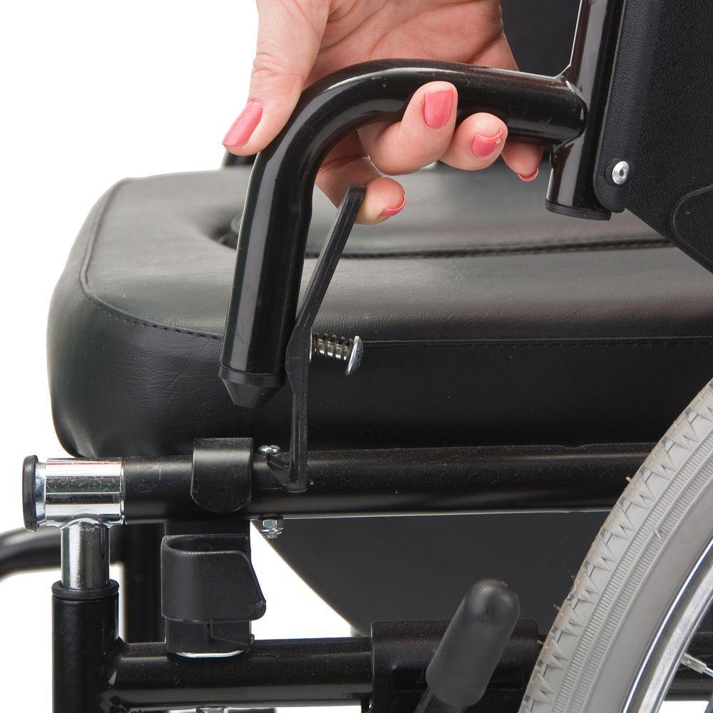 Кресло-коляска с санитарным оснащением Армед Н 011A - фото 7 - id-p111730363