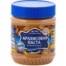 Арахисовая паста АЗБУКА ПРОДУКТОВ ЭКСТРА с кусочками арахиса 340г