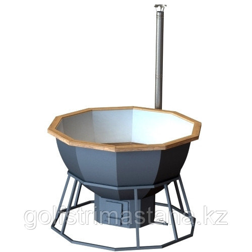 Банный чан (AISI 304), 8-12 человек, печь с водяной рубашкой - фото 5 - id-p111728777