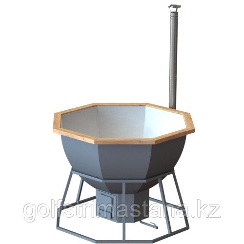 Банный чан (AISI 304), 4-7 человек, печь с водяной рубашкой - фото 5 - id-p111728281