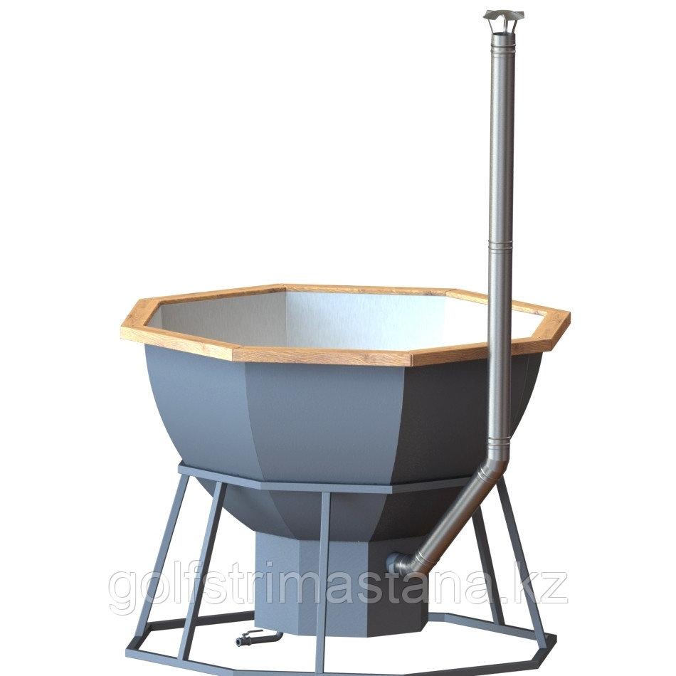 Банный чан (AISI 304), 4-7 человек, печь с водяной рубашкой - фото 6 - id-p111728281