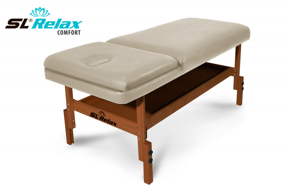 Массажный стол Relax Comfort бежевая кожа (№4 ) - фото 1 - id-p111731118