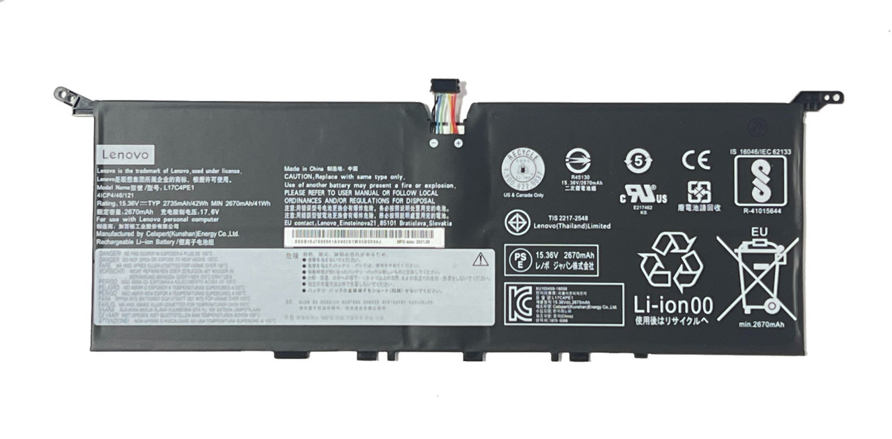 L17C4PE1 L17M4PE1 батарея для Lenovo Yoga S730-13IWL (org) - фото 1 - id-p111731565