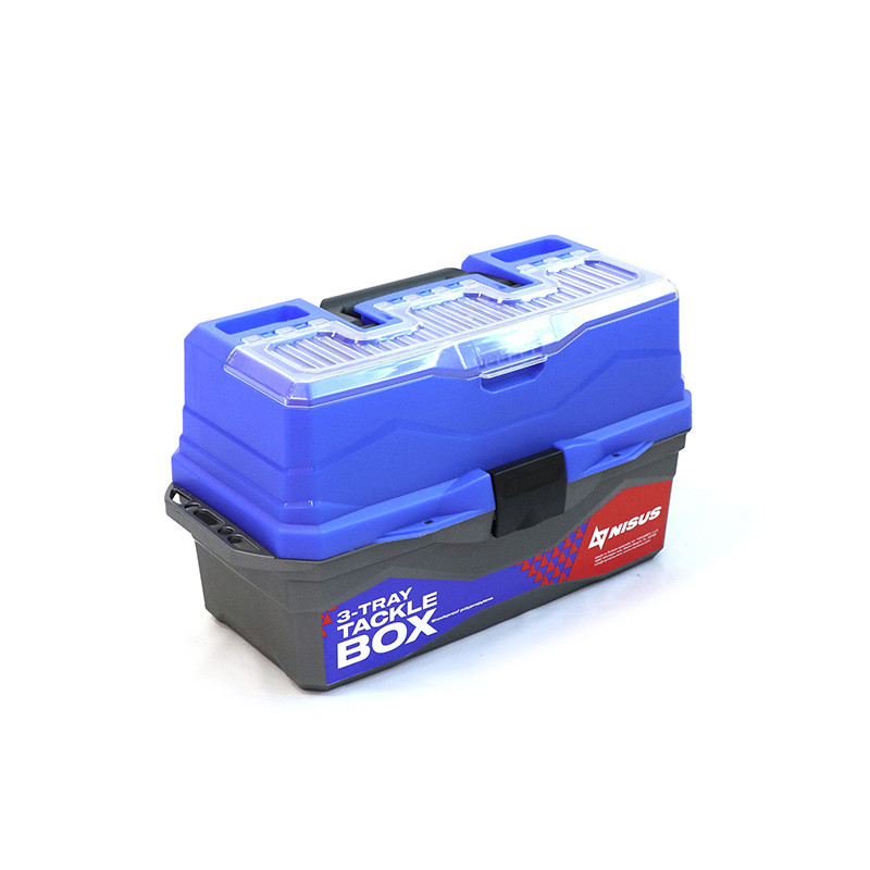 Ящик для снастей Tackle Box трехполочный NISUS синий/3/MB-BU-12 - фото 1 - id-p111716752