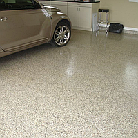 Наливной полиуретановый пол для гаража
