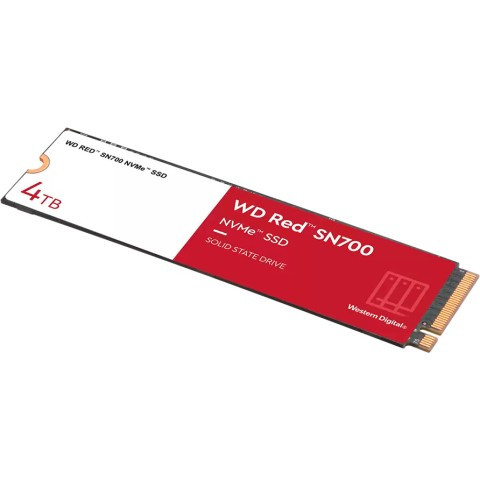 SSD NAS WD Red SN700 4TB M.2 2280-D5-M PCIe Gen3 x4 NVMe, Read/Write: 3400/3100 MBps, IOPS 550K/520K, TBW: - фото 2 - id-p110164169