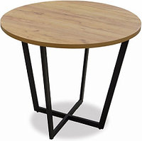 Обеденный стол Лофт Мебель 273767, коричневый