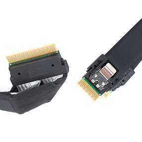 Кабель интерфейсный Slim SAS NVMe Supermicro CBL-SAST-1250F-85 2-014443, фото 4