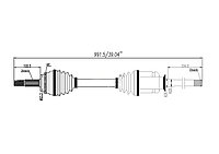 TOYOTA RAV-4 XA20 00-05 оң жақтағы жетек 2.0