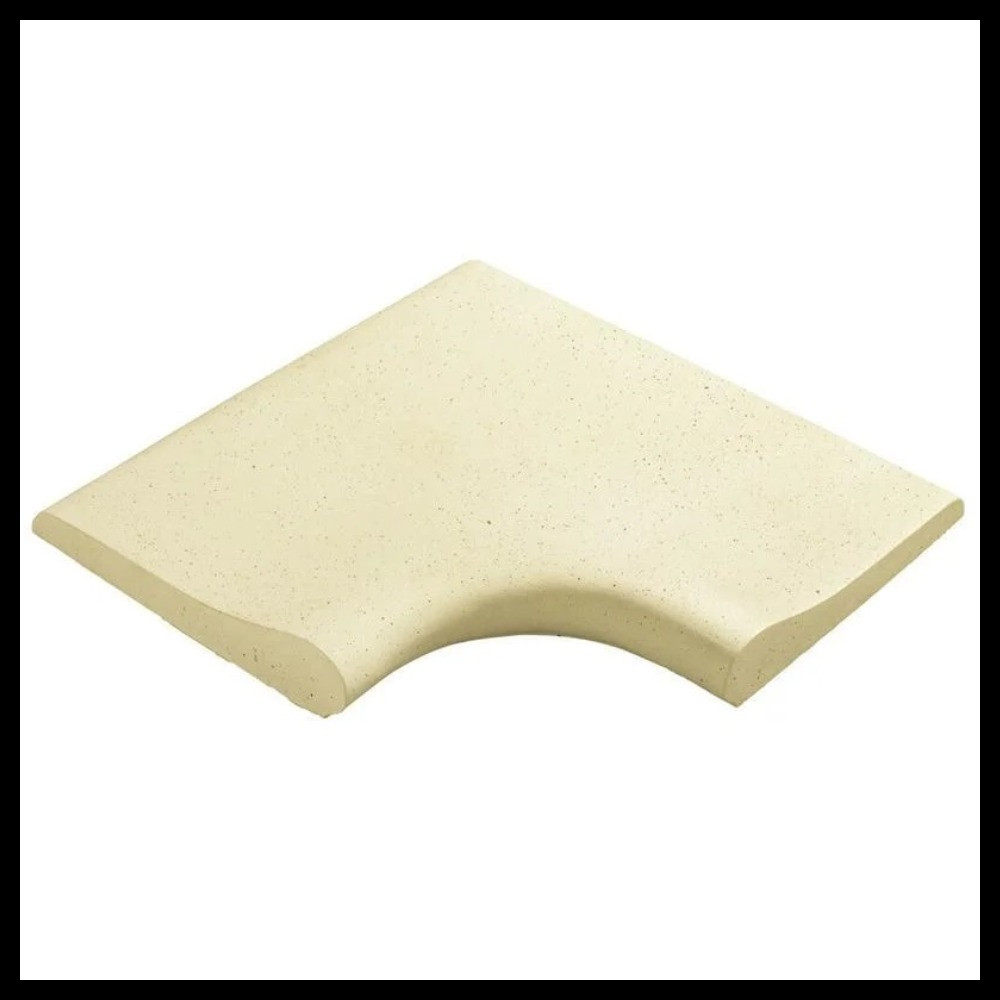 Угловой бордюрный камень для отделки бортов бассейна (размер = 320 x 320 мм)