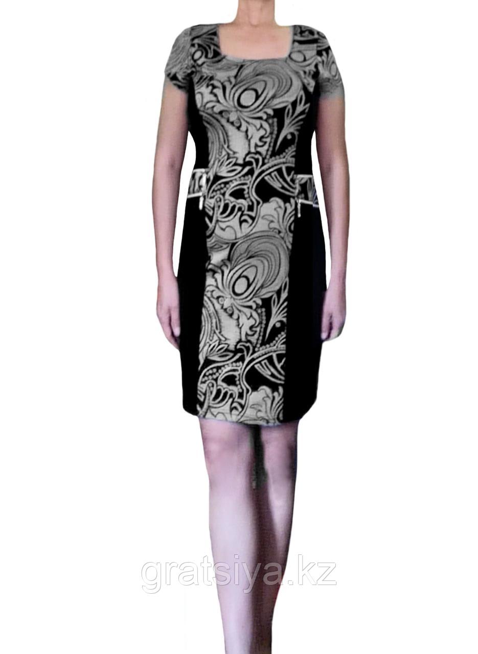 Женское Элегантное Платье Прямое Облегающее Миди - фото 1 - id-p99978672