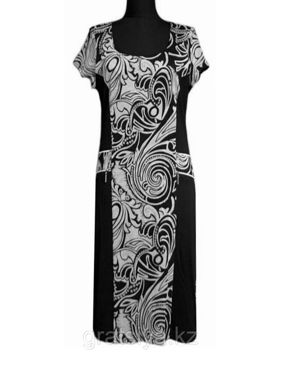 Женское Элегантное Платье Прямое Облегающее Миди - фото 4 - id-p99978672