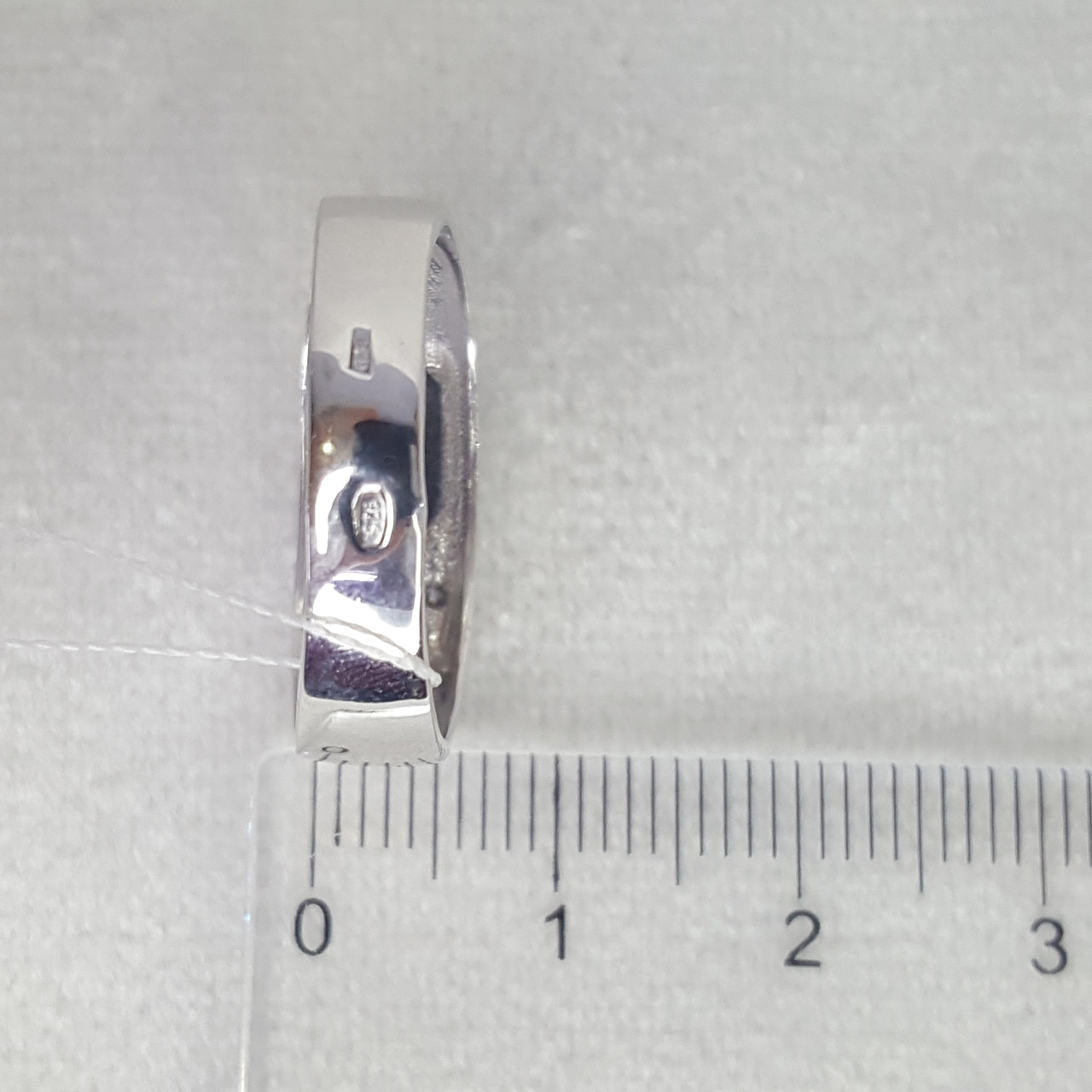 Кольцо TEOSA Т-115001 серебро с родием вставка фианит - фото 4 - id-p111733204