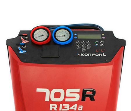 TEXA Konfort 705R Заправочная установка для систем кондиционирования воздуха + Хладагент R134А 13,6 кг - фото 6 - id-p111733818