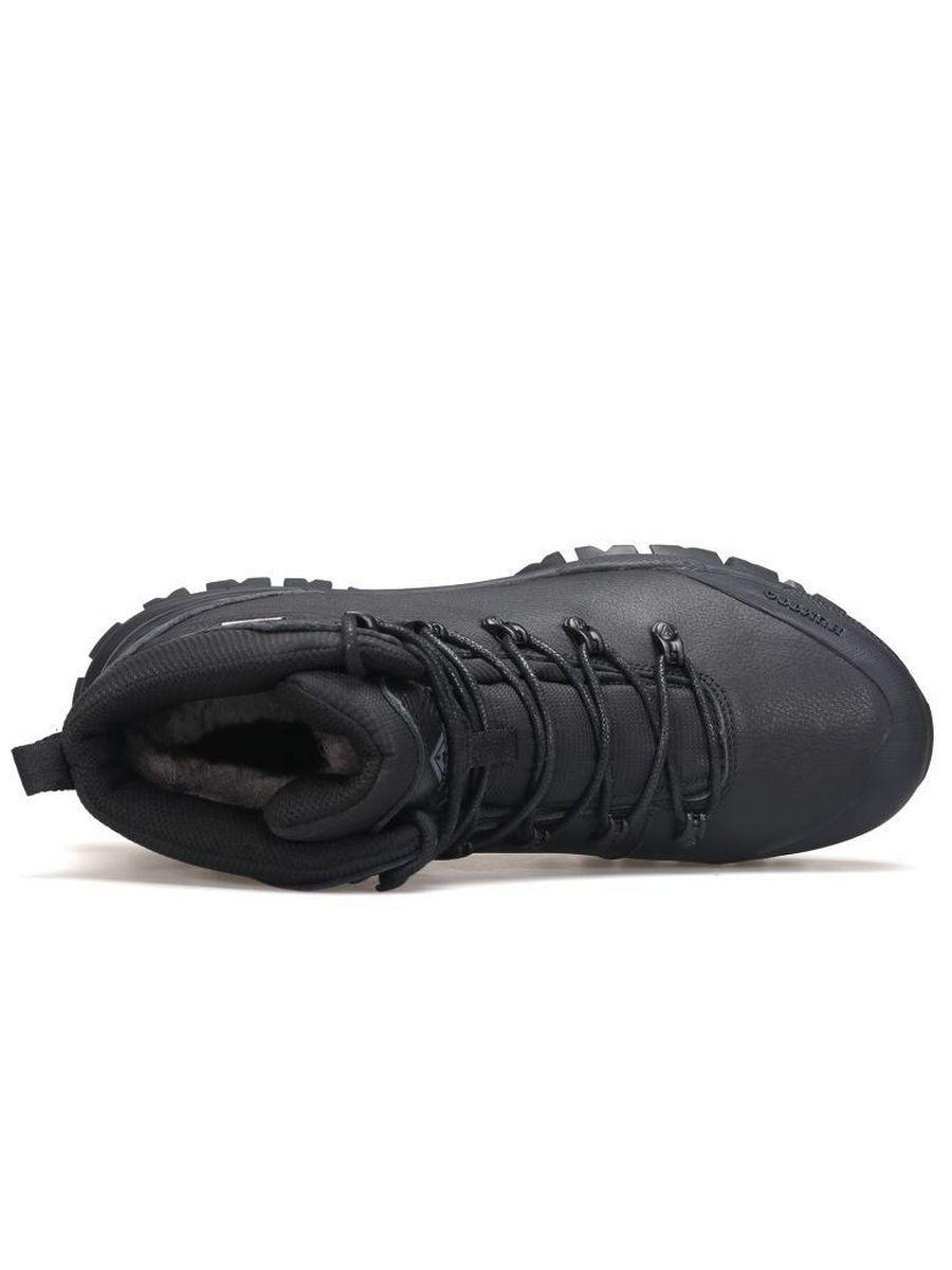 Зимние повседневные кожаные ботинки с натуральным мехом - фото 4 - id-p111734022