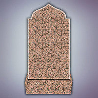Памятник из гранита Желтау (оранжевый), мусульманский
