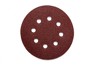 Круги шлифовальные 125 мм P120 8 отв.5шт. VIRA