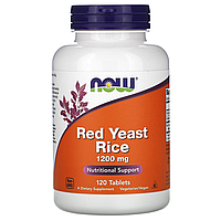 Red Yeast Rice 1200 mg, 120 tab, NOW