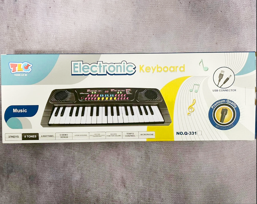 Детское интерактивное пианино-синтезатор 8 тонов, 37 клавиш + 1 микрофон, USB CONNECTOR - фото 10 - id-p111719498