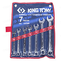 Набор комбинированных ключей KING TONY 1207MR 10-19мм 7шт.