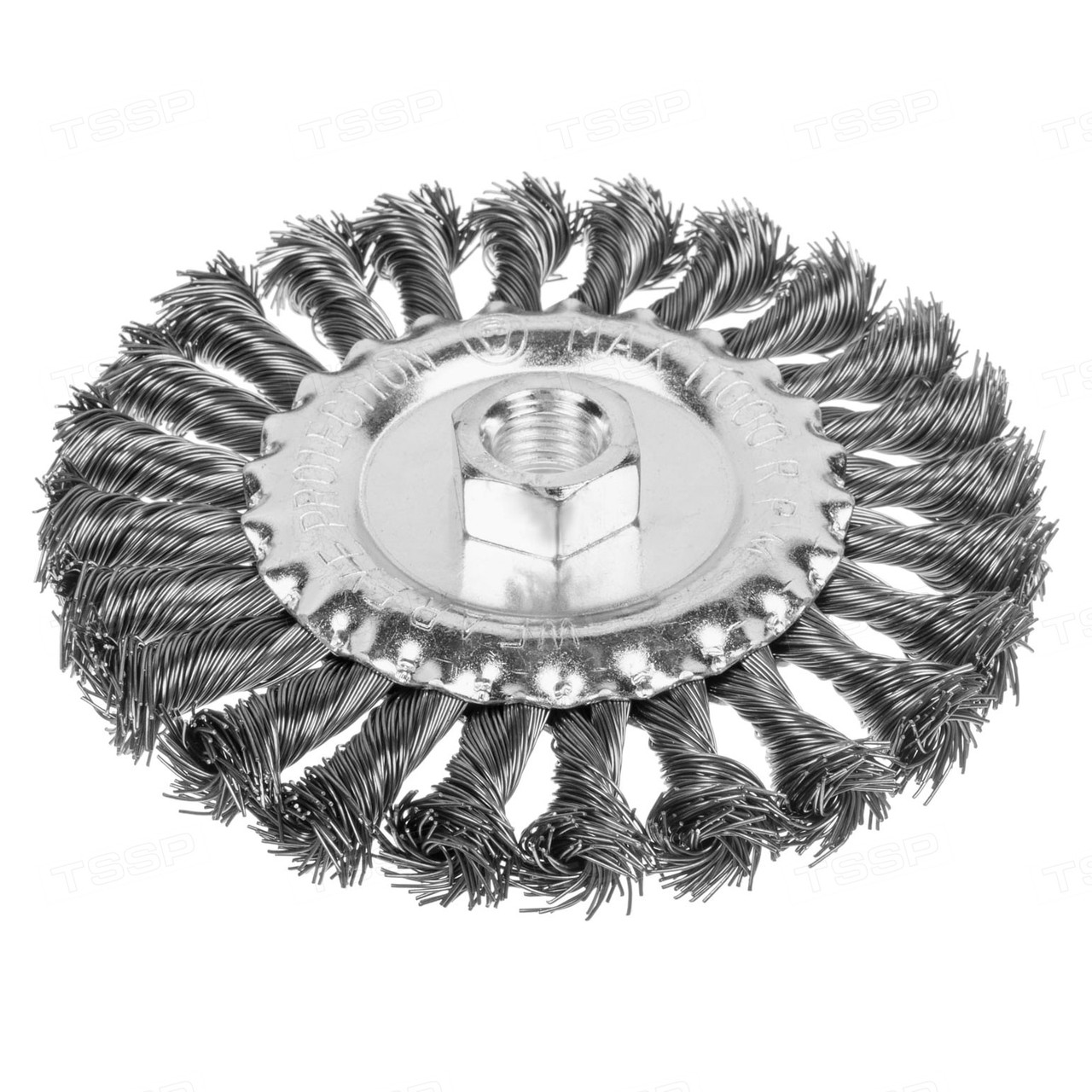Щетка-крацовка дисковая РемоКолор для УШМ жесткая M14 0.5x125мм 45-4-312