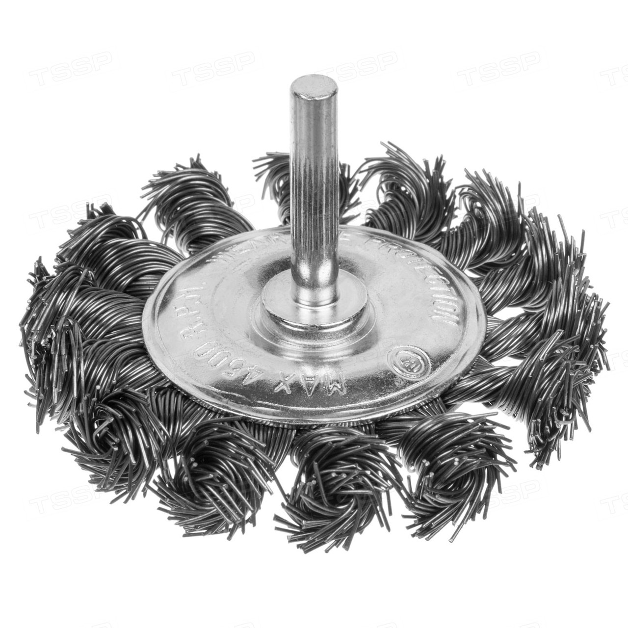 Щетка-крацовка дисковая РемоКолор для УШМ жесткая 0.5x75мм 45-3-207