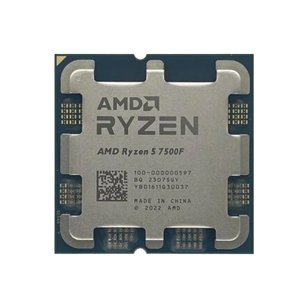 Процессор AMD Ryzen 5 7500F 3,7Гц (5,0ГГц Turbo) Zen4 - фото 1 - id-p111734059