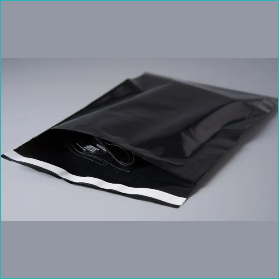 Курьерский пакет 300х400мм (100 шт.) без кармана (Черный) - фото 3 - id-p111744634