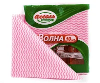 Салфетки вискозные "Волна" , 10шт. (30см ×38см)