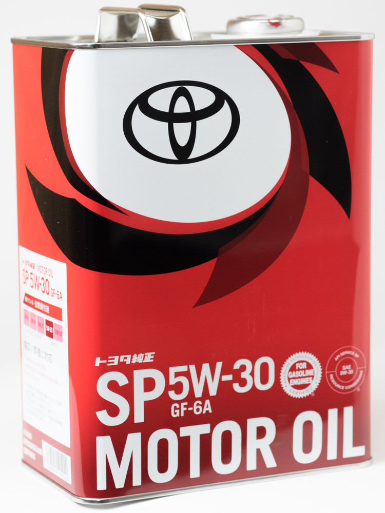 Автомобильное масло двигателя TOYOTA MOTOR OIL SP GF-6A SAE 5W30 4л - фото 1 - id-p111744967