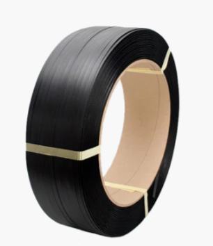 Лента упаковочная PET 0.8 ×15мм × 1250м Черная, фото 1