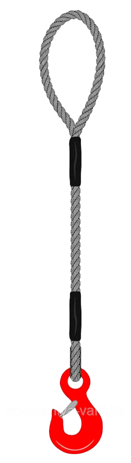 Строп 1-но ветвевой (1СК) d.8.3 L3м, фото 1