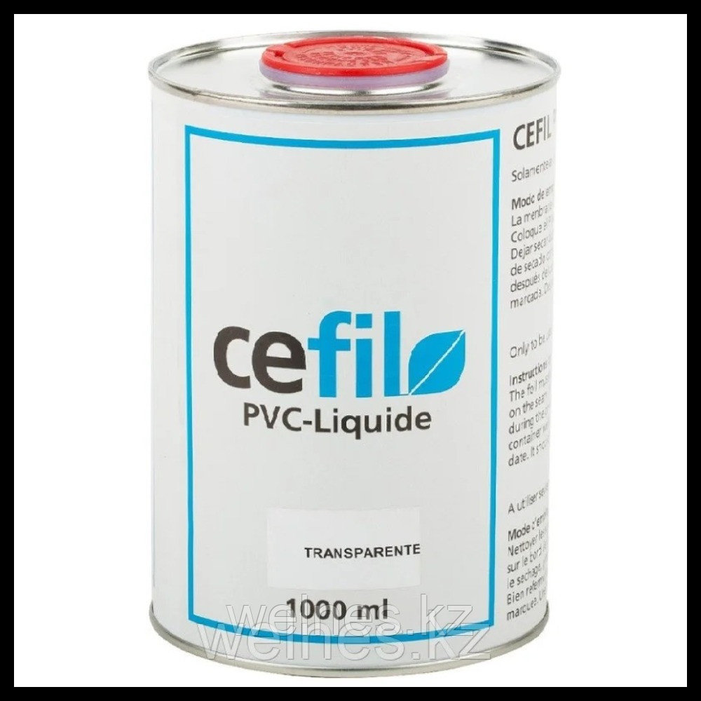 Уплотнитель швов для пленки ПВХ (алькорплан) Cefil Transparent - жидкий ПВХ герметик (цвет - прозрачный)