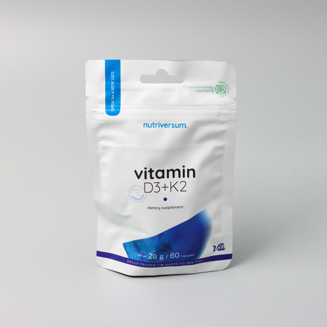 Nutriversum - Vitamin D3+K2 60капс/30порций
