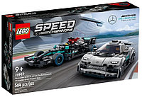 Конструктор LEGO Speed Champions Mercedes-AMG F1 W12 E Performance и Mercedes-AMG Project One