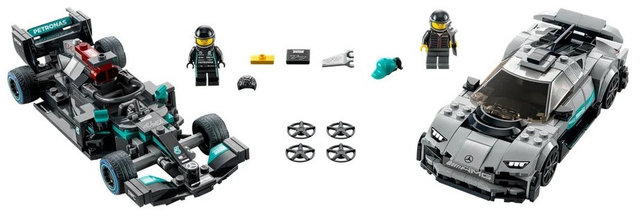 LEGO Speed Champions Mercedes AMG F1 W12 E Performance Mercedes AMG Project One id 111746494 Satu.kz